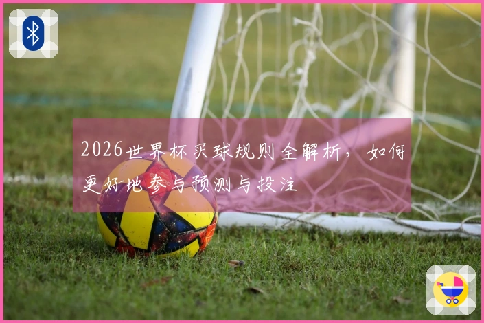 2026世界杯买球规则全解析，如何更好地参与预测与投注